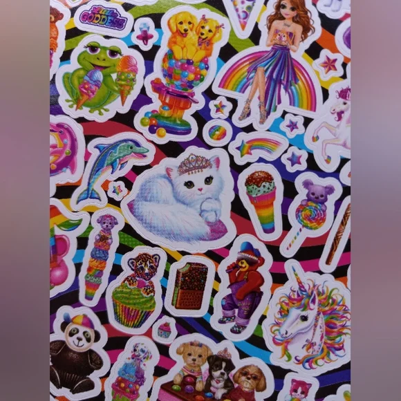 LISA FRANK STICKER BOOK! Over 600 stickers of all sizes! All the classics & more - Picture 4 of 6